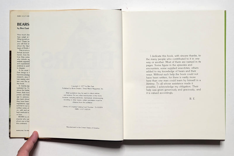 Bears: An Outdoor Life Book