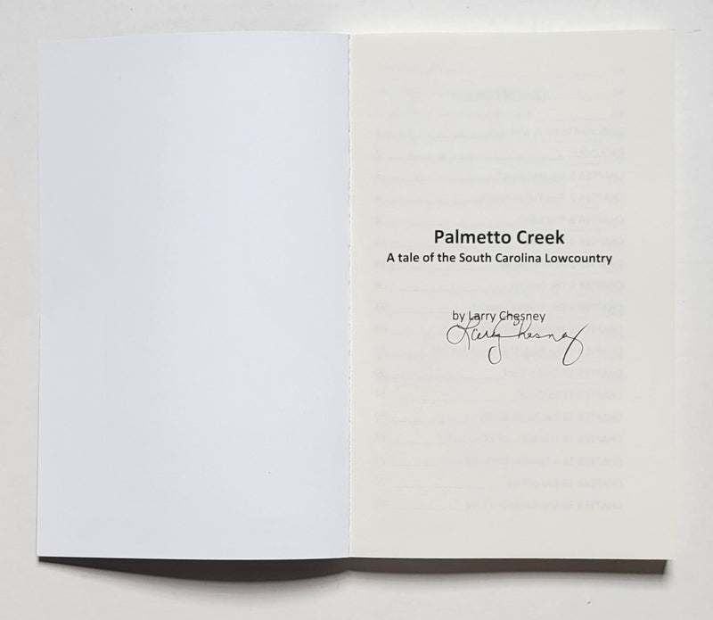 Palmetto Creek: A tale of the South Carolina Lowcountry
