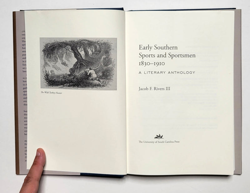 Early Southern Sports and Sportsmen, 1830-1910