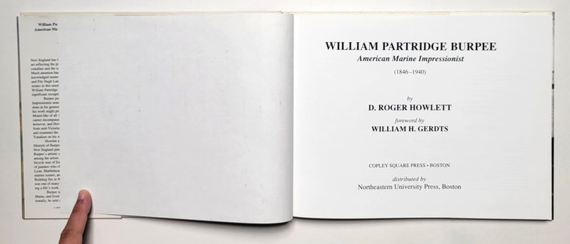 William Partridge Burpee: American Marine Impressionist
