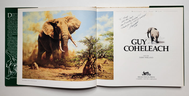 Guy Coheleach: Masters of the Wild; Signed