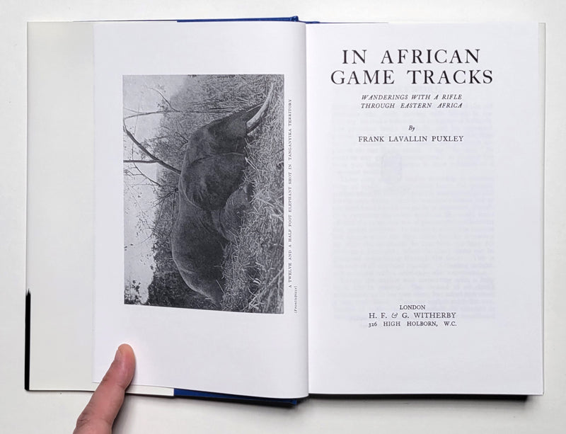 In African Game Tracks: Wanderings with a Rifle Through Eastern Africa