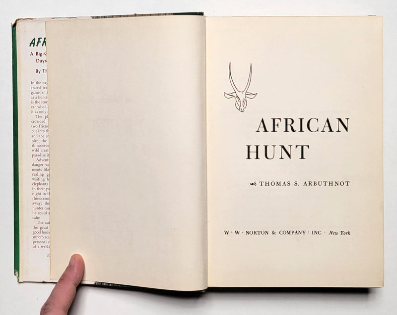 African Hunt: A Big-game Safari in the Golden Days of the African Hunter