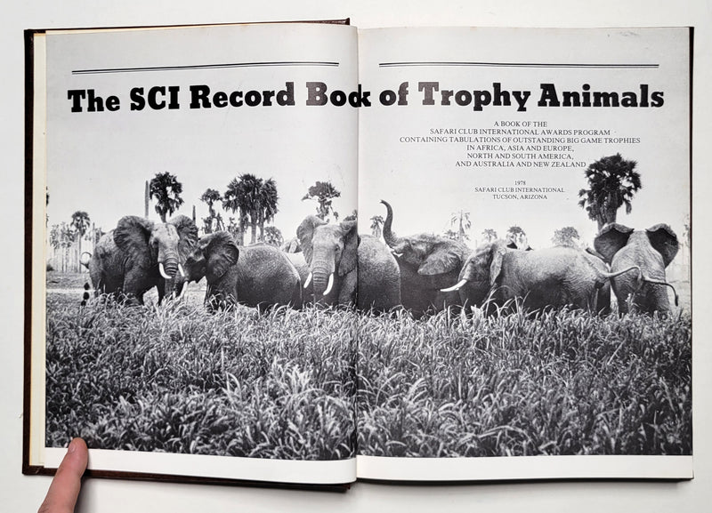 Record Book of Trophy Animals