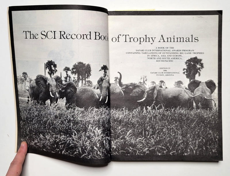 SCI Record Book of Trophy Animals: North & South America