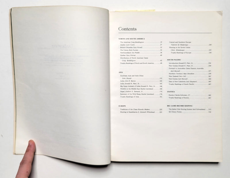 SCI Record Book of Trophy Animals: North & South America