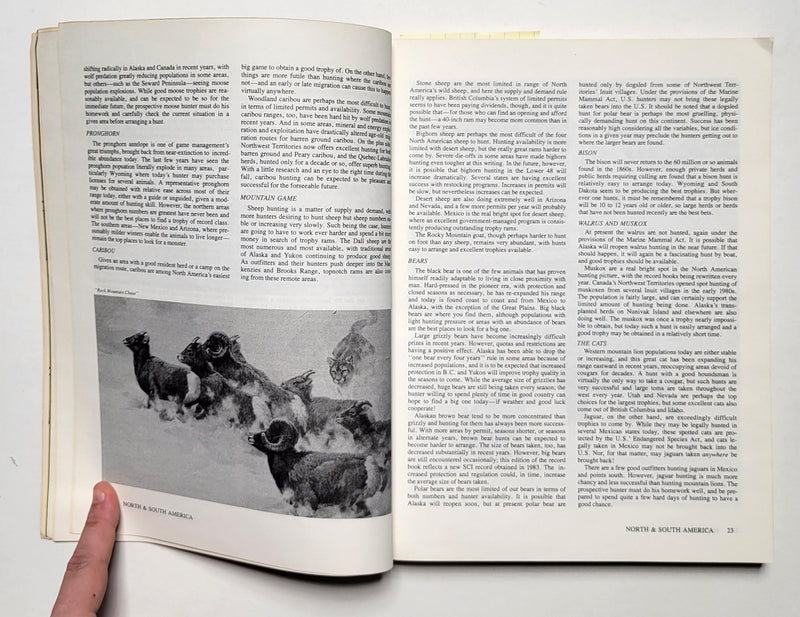 SCI Record Book of Trophy Animals: North & South America