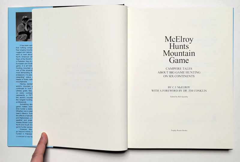McElroy Hunts Mountain Game: Campfire Tales about Big Game Hunting on Six Continents