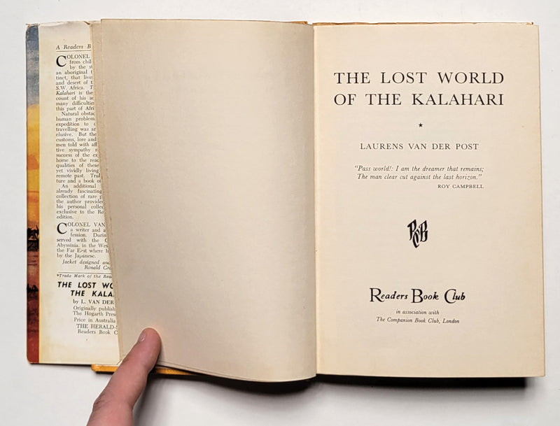 The Lost World of the Kalahari
