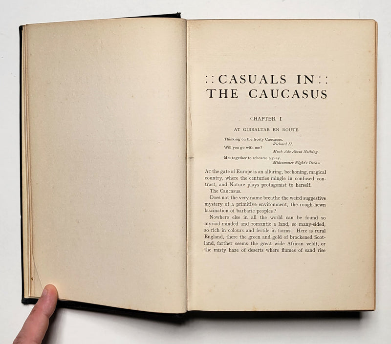 Casuals in the Caucasus: The Diary of a Sporting Holiday