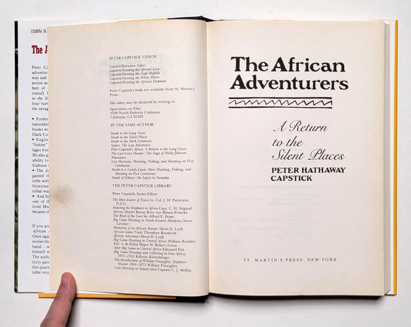 The African Adventurers: A Return to the Silent Places