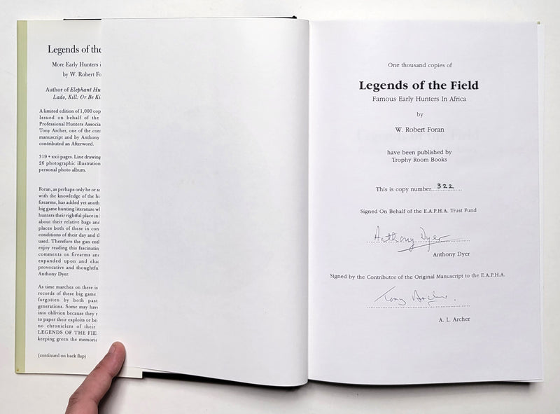 Legends of the Field: More Early Hunters in Africa