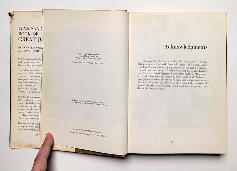 Ivan Sanderson’s Book of Great Jungles