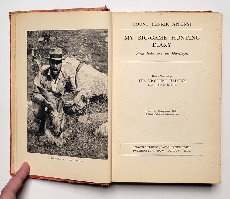 My Big-Game Hunting Diary from India and the Himalayas