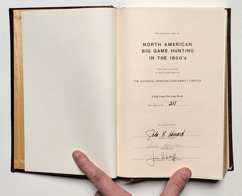 North America Big Game Hunting in the 1800’s