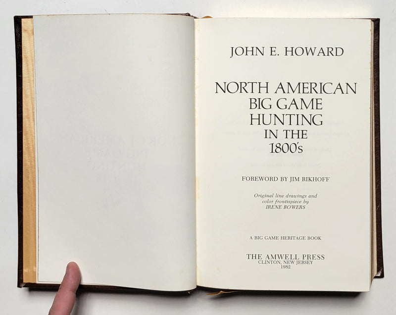 North America Big Game Hunting in the 1800’s