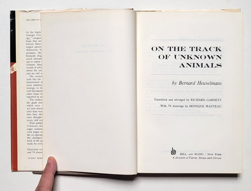 On the Track of Unknown Animals