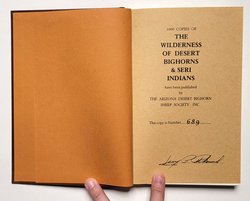 The Wilderness of Desert Bighorns & Seri Indians: The Southwestern Journals of Charles Sheldon