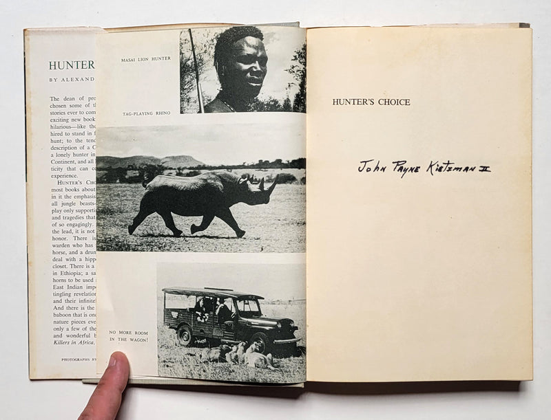 Hunter’s Choice: True Stories of African Adventure