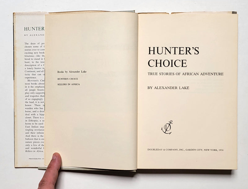 Hunter’s Choice: True Stories of African Adventure