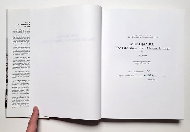 Mundjamba: The Life Story of an African Hunter
