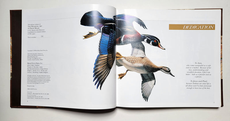 The Wildfowl Art of David Maass; Deluxe Edition