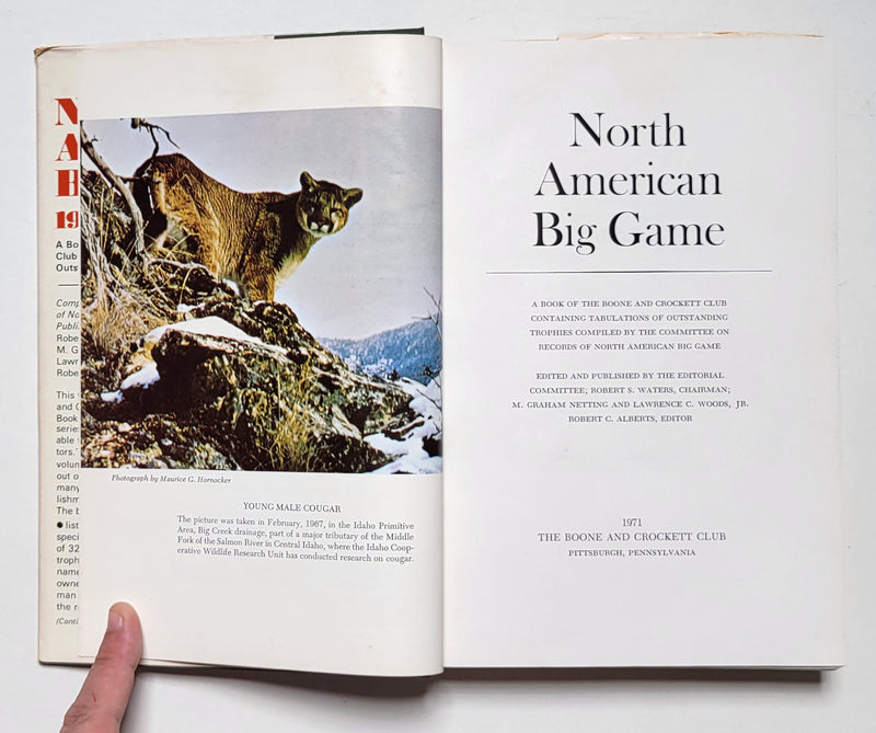 North American Big Game—1971 Edition