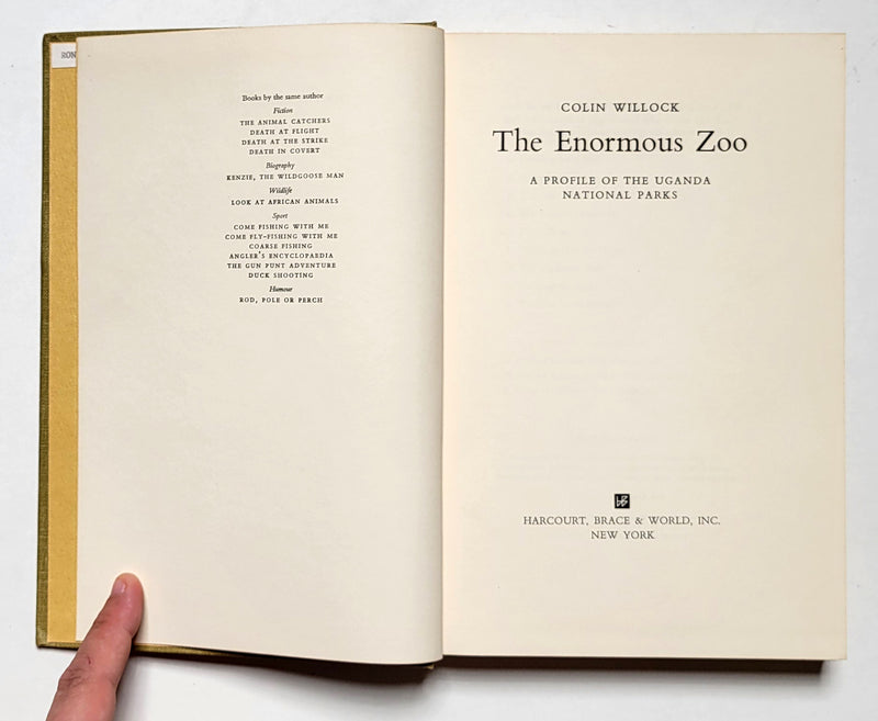 The Enormous Zoo: A Profile of the Uganda National Parks