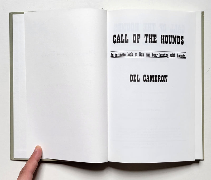 Call of the Hounds: An Intimate Look and Lion and Bear Hunting with Hounds