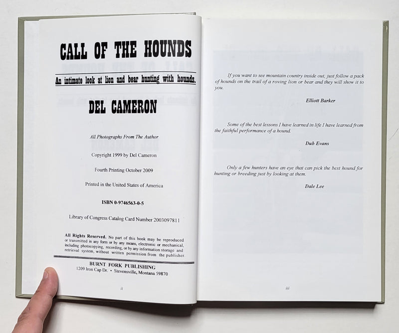 Call of the Hounds: An Intimate Look and Lion and Bear Hunting with Hounds