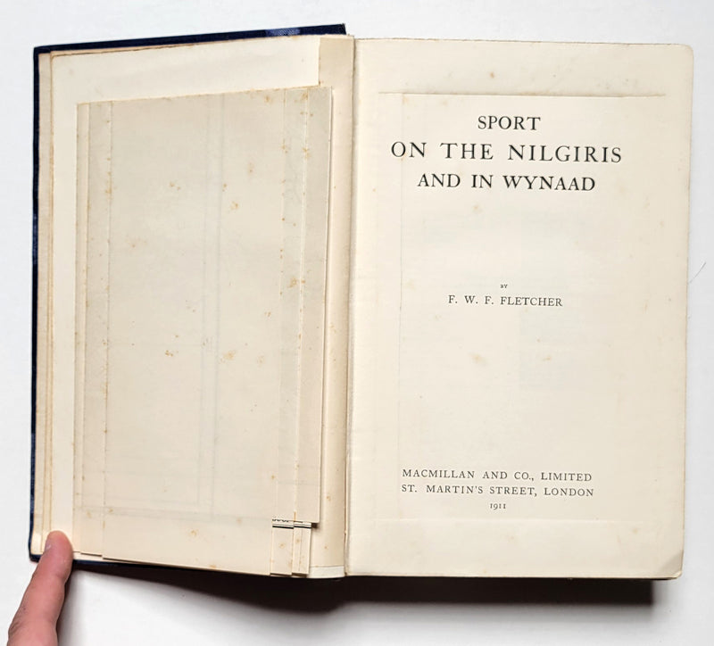 Sport on the Nilgris and in Wynaad