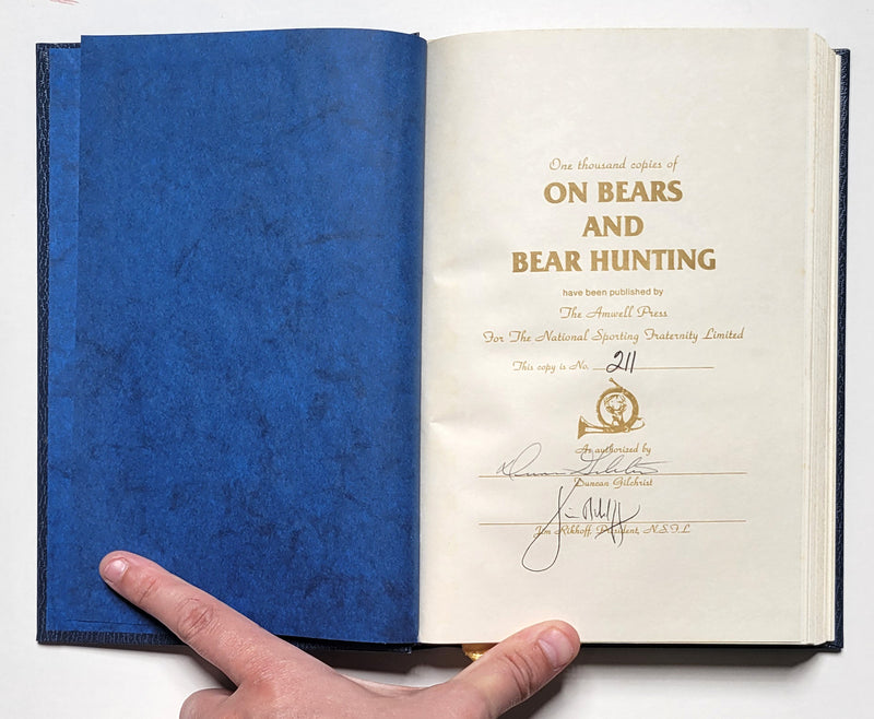 On Bears and Bear Hunting
