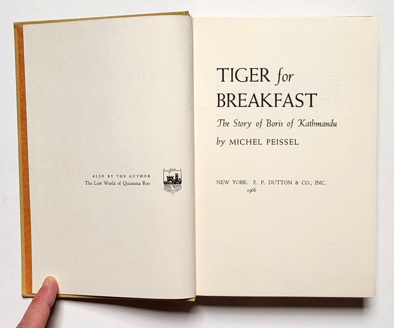 Tiger for Breakfast: The Story of Boris of Kathmandu