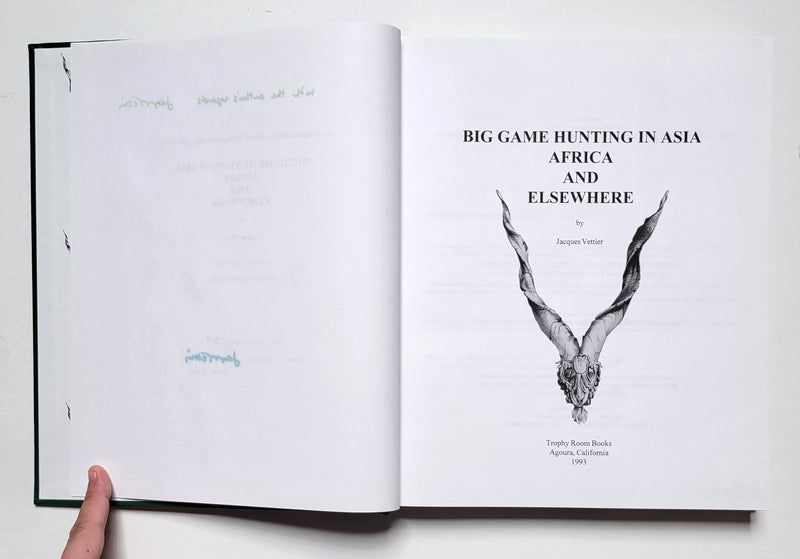 Big Game Hunting in Asia, Africa, and Elsewhere