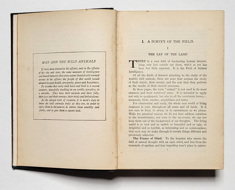 The Minds and Manners of Wild Animals