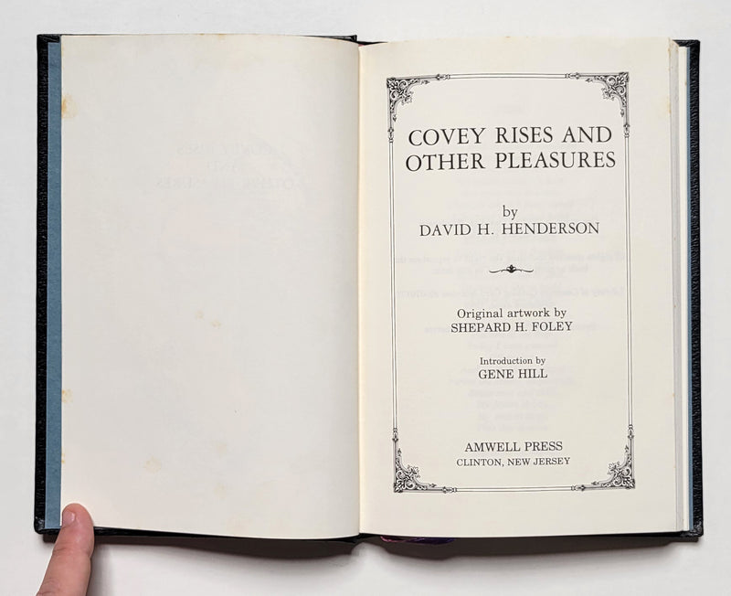 Covey Rises and Other Pleasures