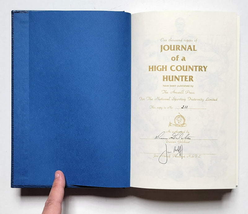 Journal of a High Country Hunter