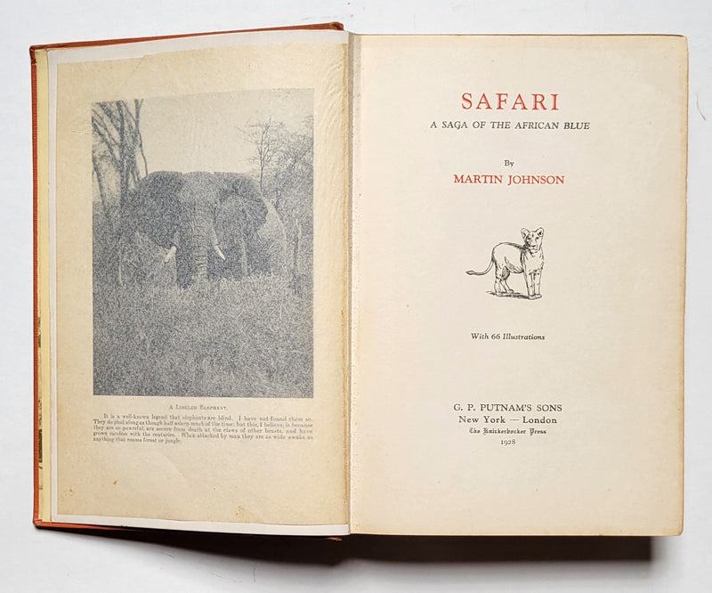 Safari: A Saga of the African Blue