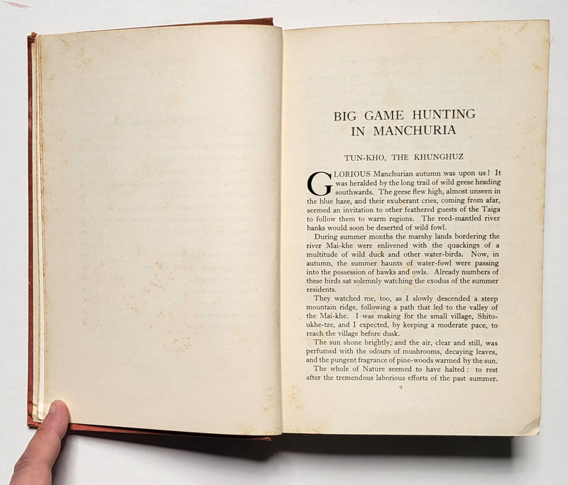 Big Game Hunting in Manchuria