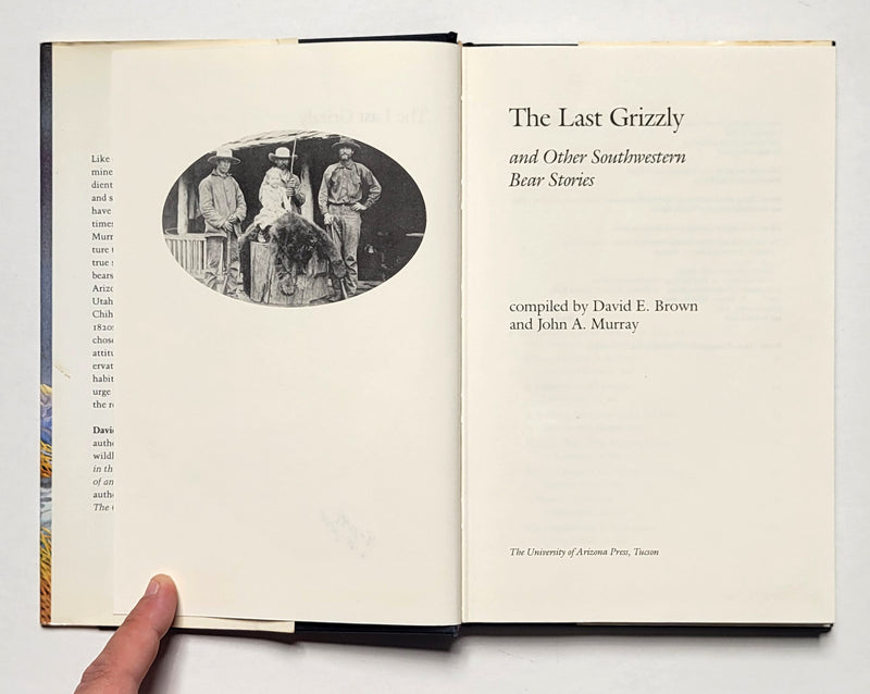 The Last Grizzly and Other Southwestern Bear Stories