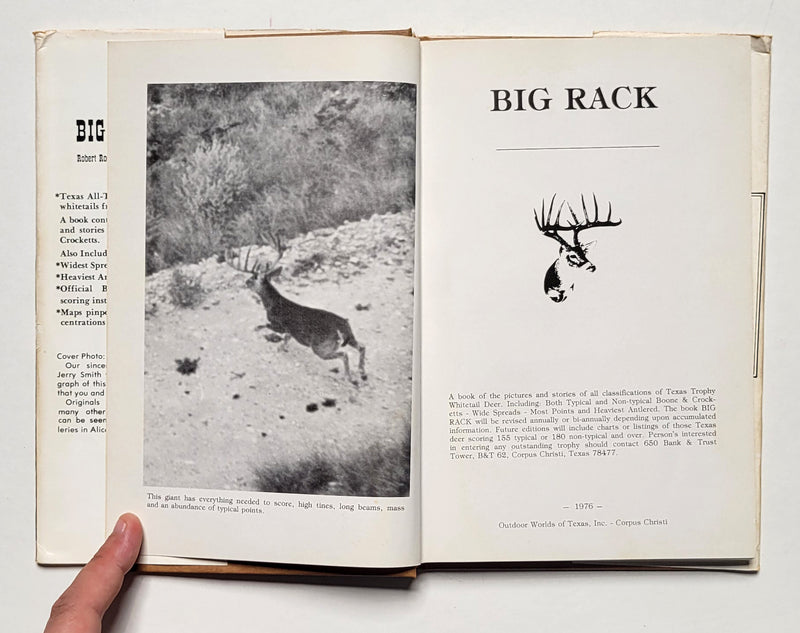 Big Rack: Texas All-Time Largest Whitetails 1892-1975