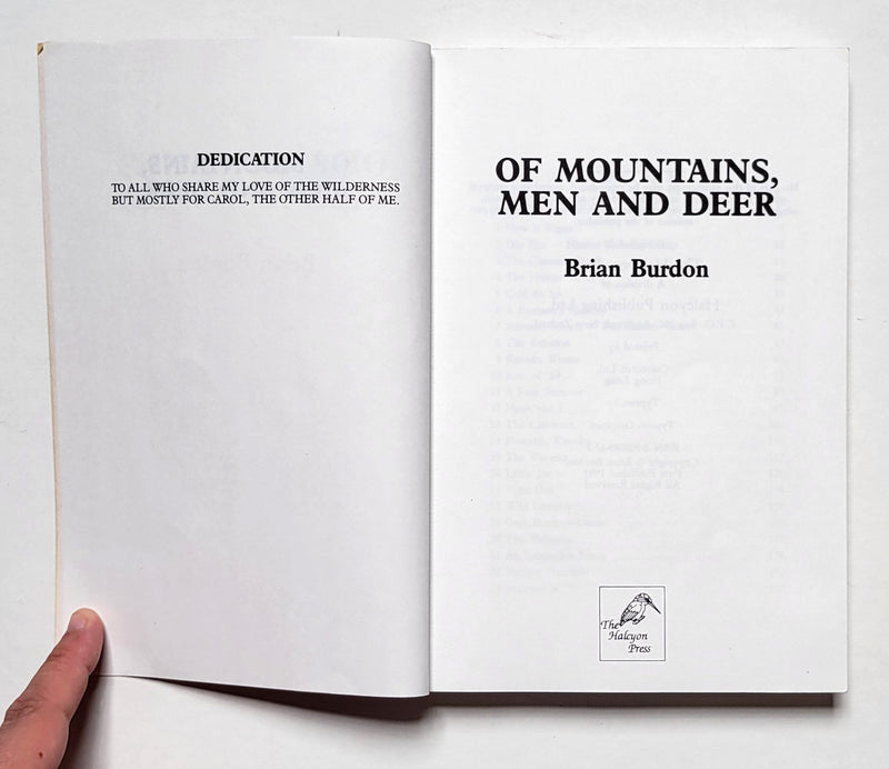 Of Mountains, Men and Deer