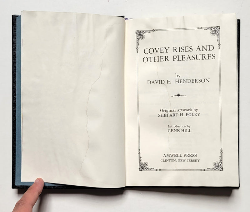 Covey Rises and Other Pleasures
