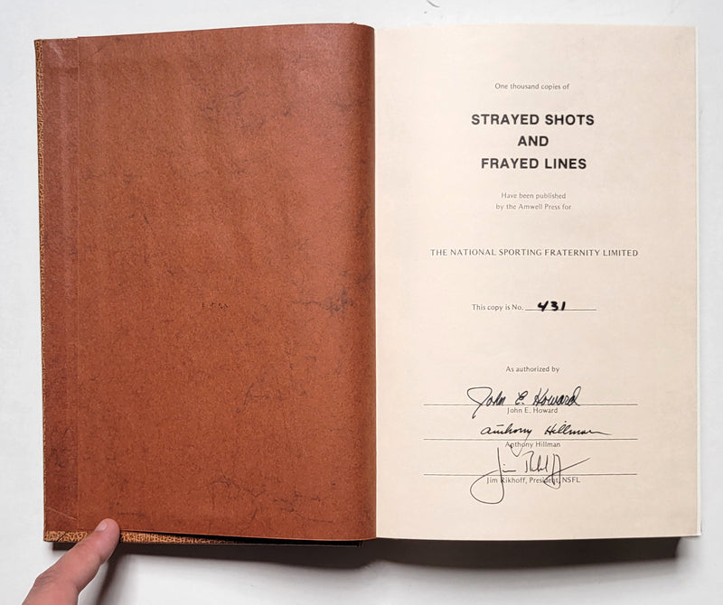 Strayed Shots and Frayed Lines: Being Classics of American Sporting Humor