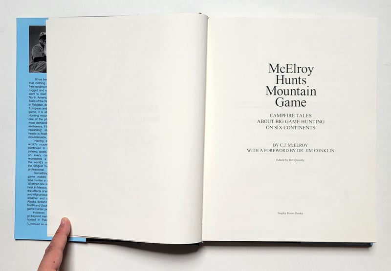 McElroy Hunts Mountain Game