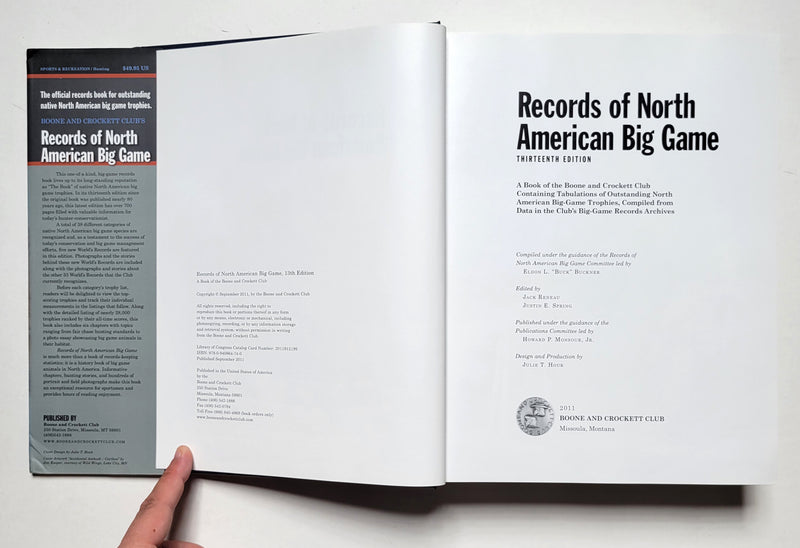 Records of North American Big Game