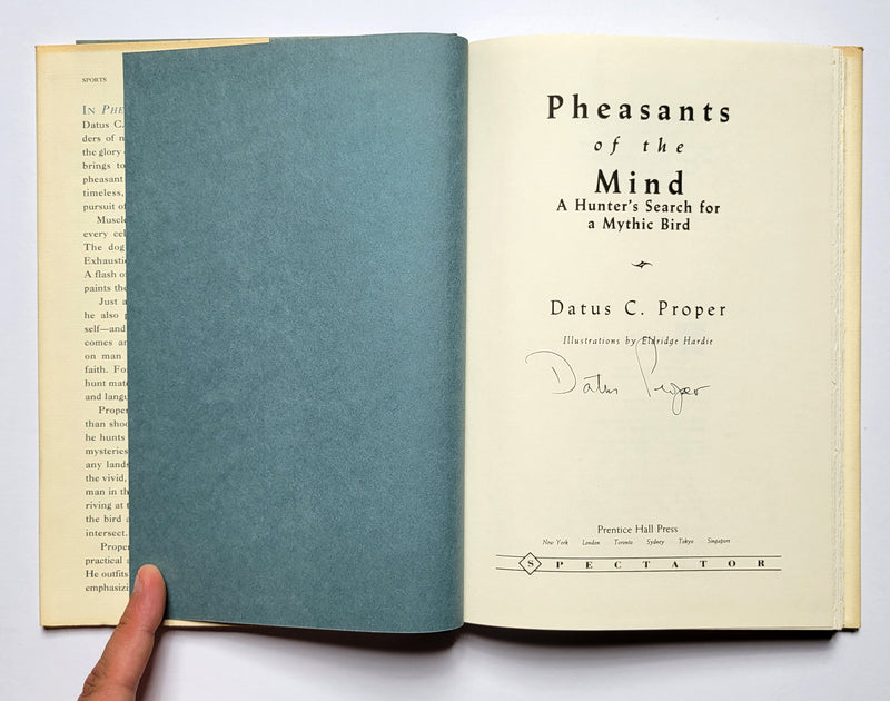 Pheasants of the Mind: A Hunter’s Search for a Mythic Bird