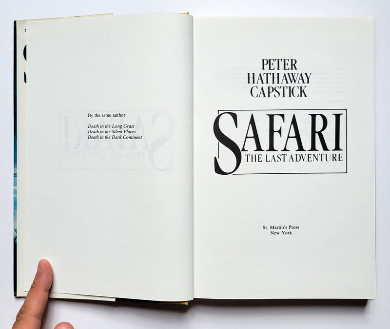 Safari: The Last Adventure