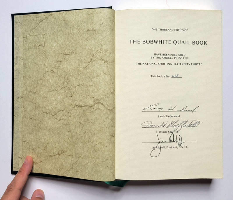 The Bobwhite Quail Book