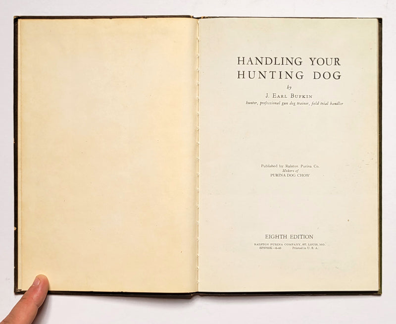 Handling Your Hunting Dog